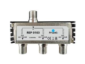 Répartiteur PRIVEL 3 voies 1E/3S 2-2300MHz